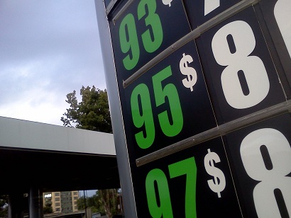 rbob gasoline prices